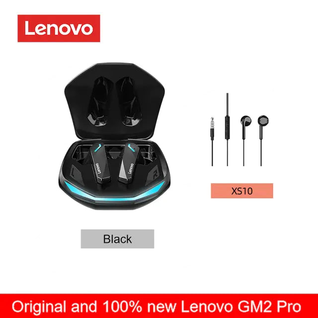 Lenovo – écouteurs sans fil Bluetooth GM2 Pro 5.3, oreillettes d'origine, faible latence, appel HD, casque de jeu double Mode avec micro 