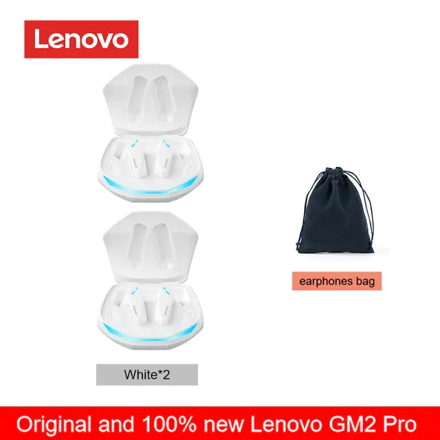 Lenovo – écouteurs sans fil Bluetooth GM2 Pro 5.3, oreillettes d'origine, faible latence, appel HD, casque de jeu double Mode avec micro 