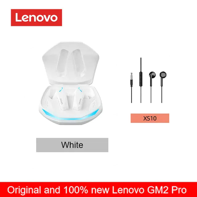 Lenovo – écouteurs sans fil Bluetooth GM2 Pro 5.3, oreillettes d'origine, faible latence, appel HD, casque de jeu double Mode avec micro 