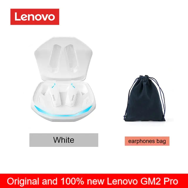 Lenovo – écouteurs sans fil Bluetooth GM2 Pro 5.3, oreillettes d'origine, faible latence, appel HD, casque de jeu double Mode avec micro 