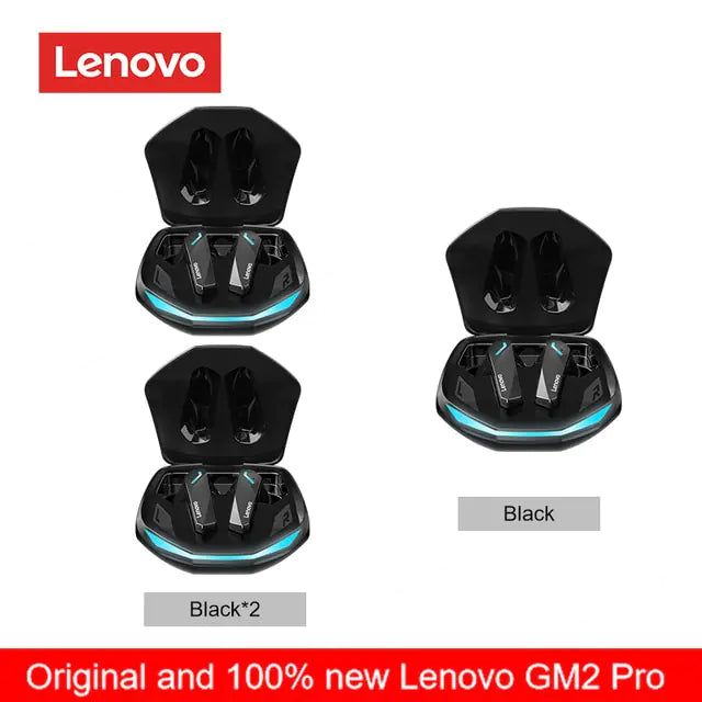 Lenovo – écouteurs sans fil Bluetooth GM2 Pro 5.3, oreillettes d'origine, faible latence, appel HD, casque de jeu double Mode avec micro 