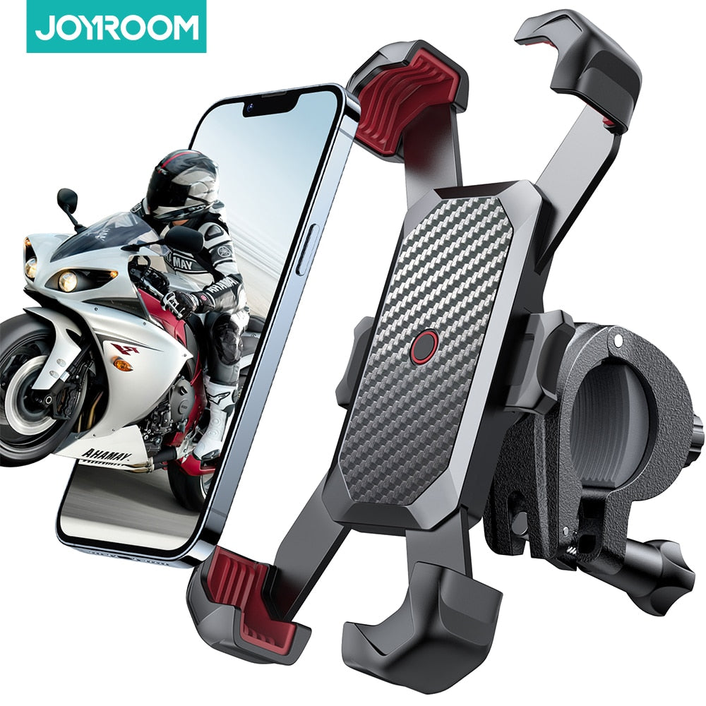 Joyroom – support de téléphone universel pour vélo, vue à 360 °, pour téléphone portable de 4.7 à 7 pouces, support antichoc, Clip GPS